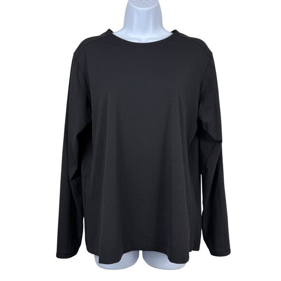 Arc’teryx Top Womens Large Black Long Sleeve Pullover Base Layer Outdoor Hiking - Picture 1 of 10